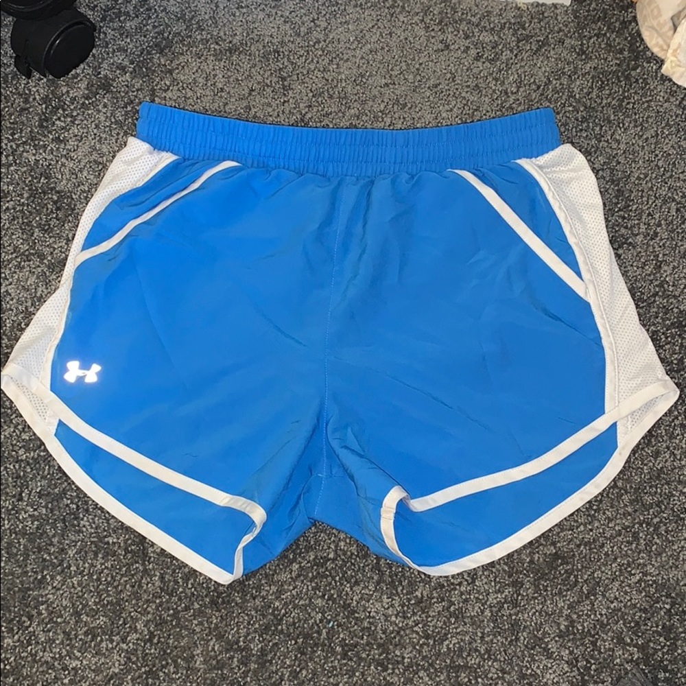 Blue Under Armour Excersize Workout Shorts